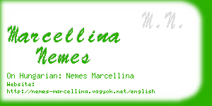 marcellina nemes business card